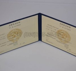 Диплом Техникума Украинской ССР в Тюмени