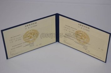 Диплом Техникума Украинской ССР в Тюмени