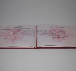 Диплом Кандидата Наук 2014г в Тюмени