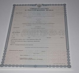Свидетельство о Разводе 2023г в Тюмени