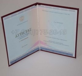 Аттестат За 11 Класс 2021г Золото СпецБланк в Тюмени
