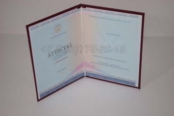 Аттестат За 11 Класс 2021г Золото СпецБланк в Тюмени